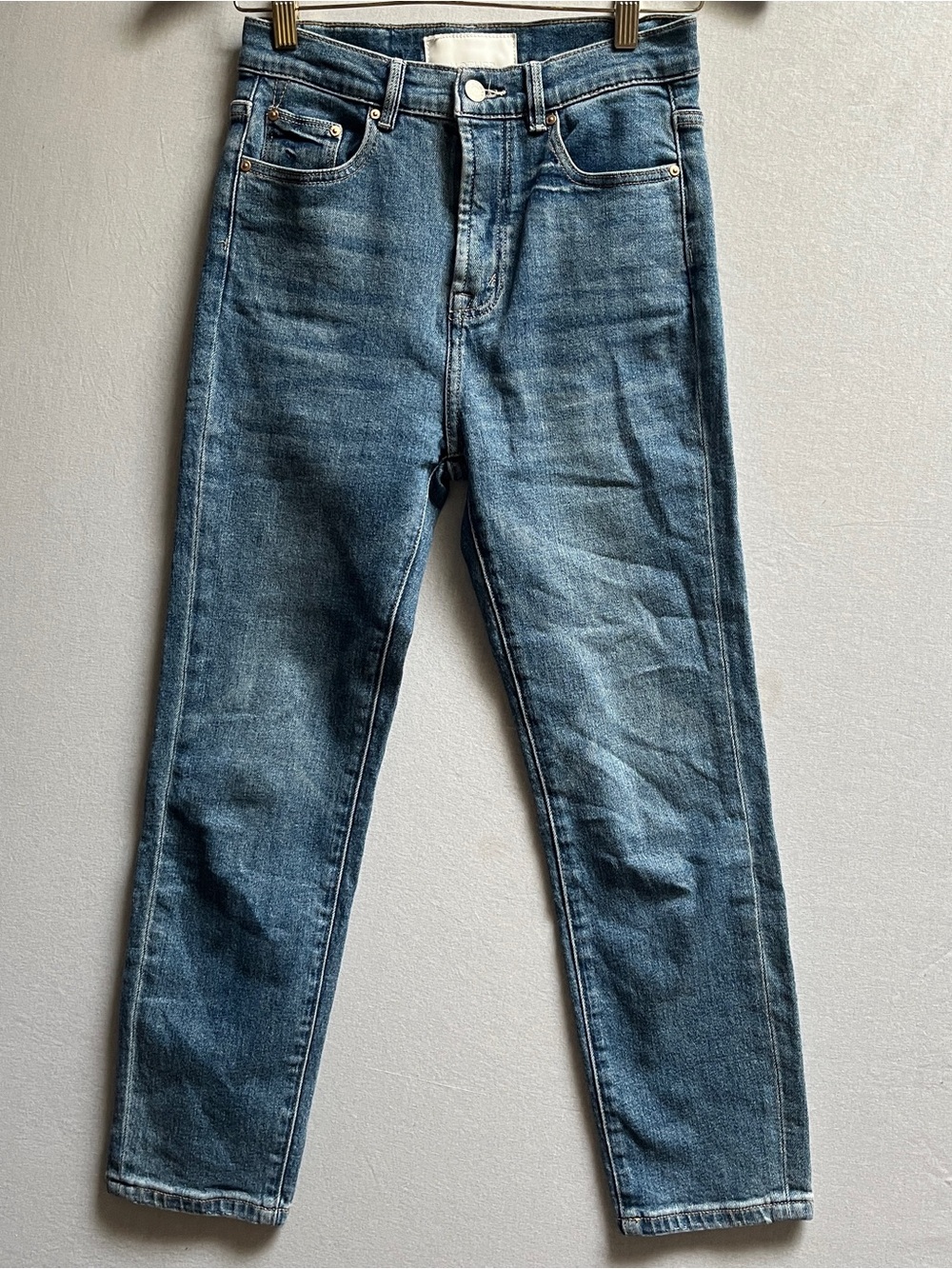 MOTHER Superior The Looker Ankle Step Fray High-Rise Jeans Size 26